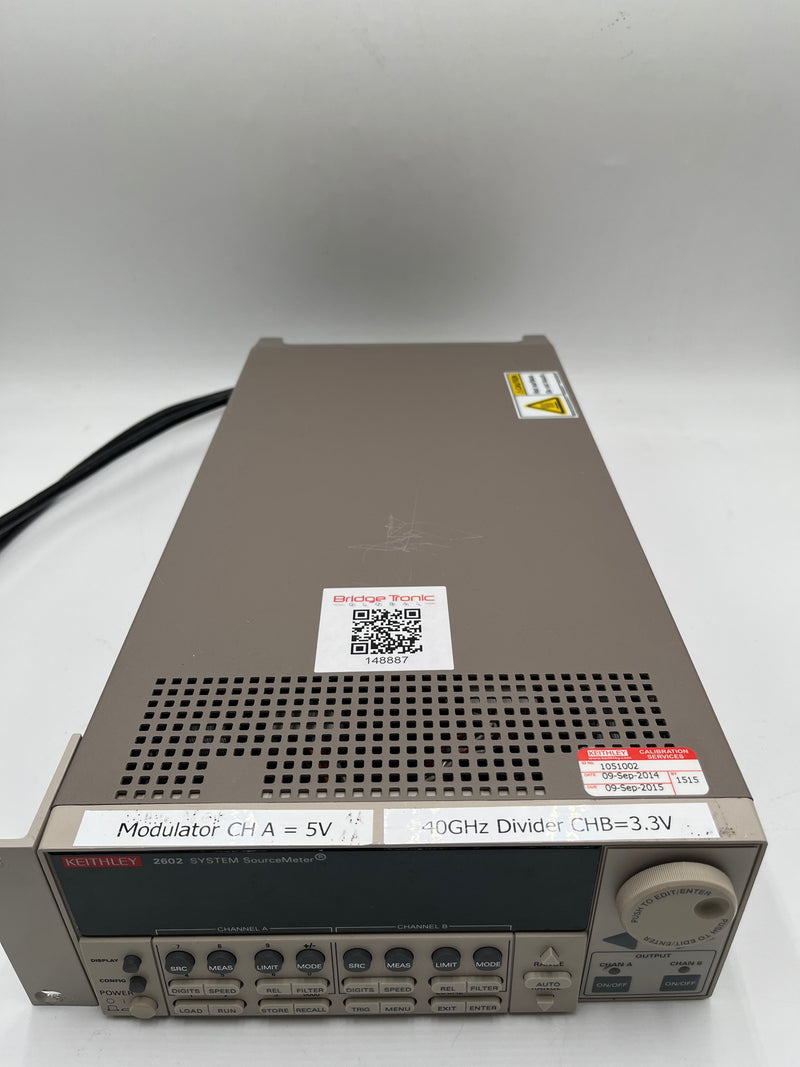 Keithley 2602 System Source Meter