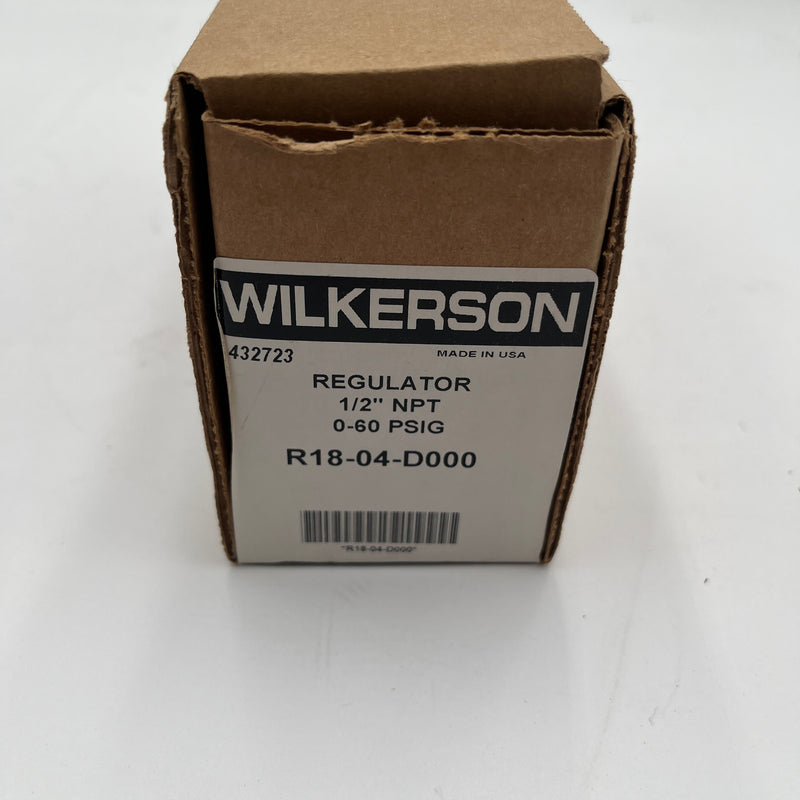 Wilkerson PN: R 18 04 D 000 Regulator