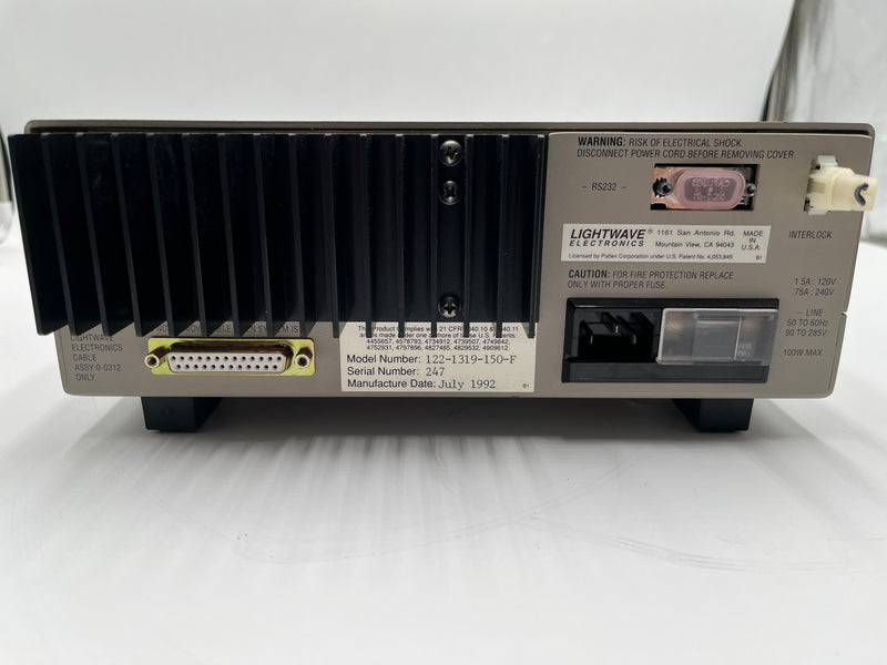 Lightwave Electronics 122 1319 150 F Laser