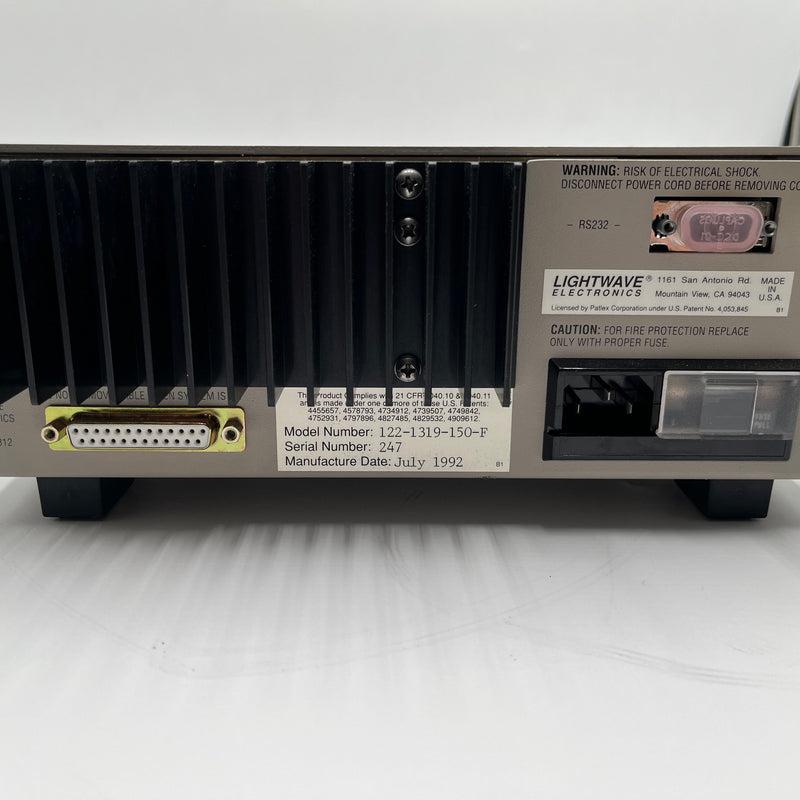 Lightwave Electronics 122 1319 150 F Laser