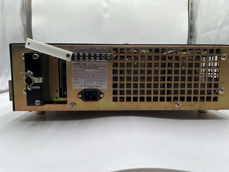 Kepco BOP 36 12 M Bipolar Operational Power Supply / Amplifier