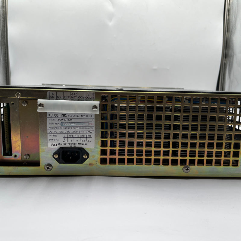 Kepco BOP 20 20 M Bipolar Operational Power Supply / Amplifier