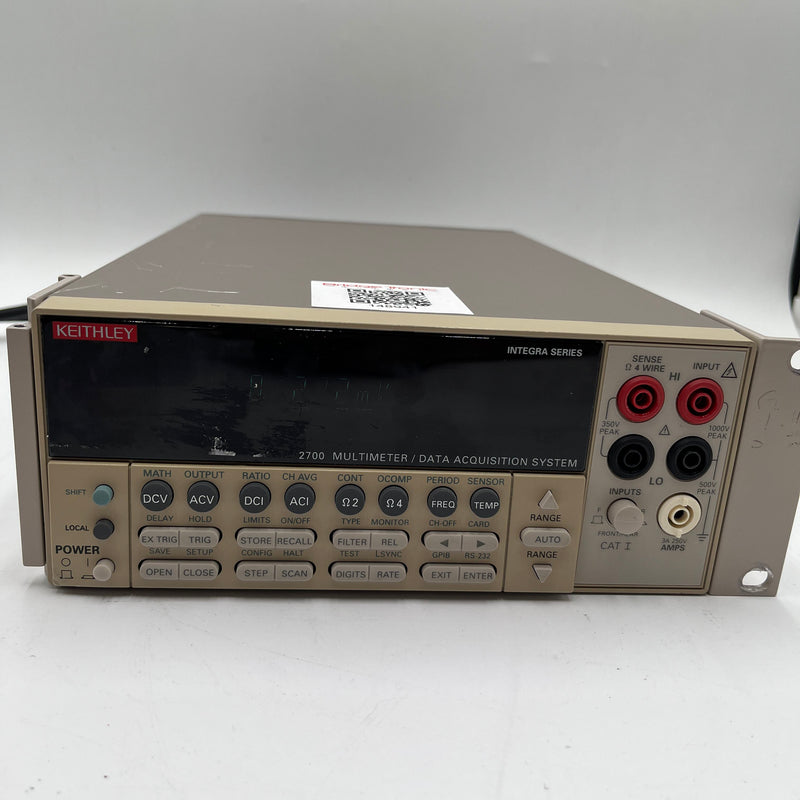 Keithley 2700 Integra Series Multimeter / Data Acquisition System