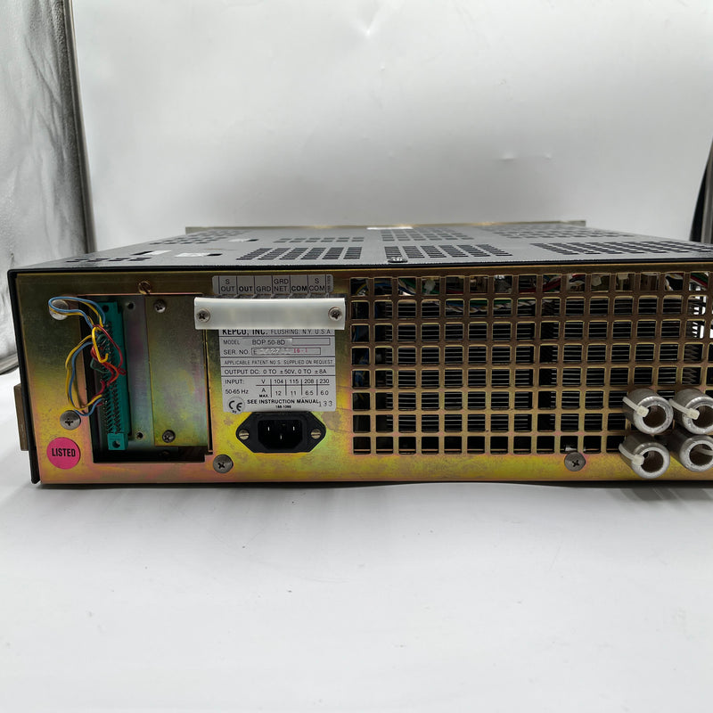 Kepco BOP 50 8 D Bipolar Operational Power Supply / Amplifier