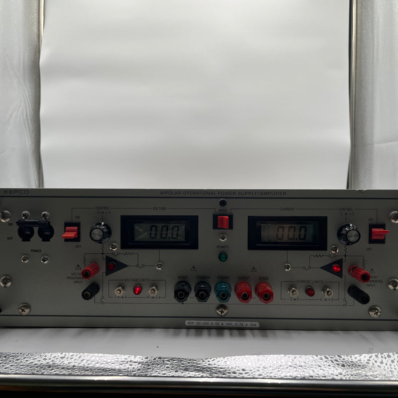 Kepco BOP 20 20 D Bipolar Operational Power Supply / Amplifier