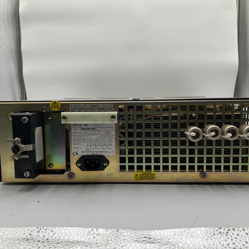 Kepco BOP 20 20 D Bipolar Operational Power Supply / Amplifier