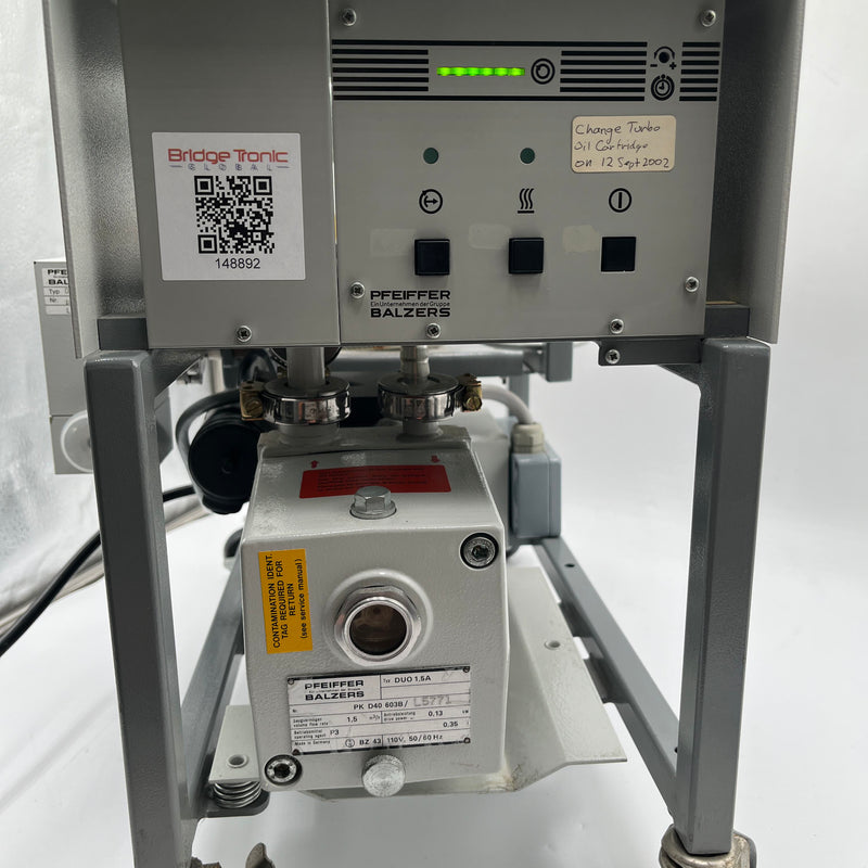 Balzers Pfeiffer TPH 060 Vacuum Pump Assembly