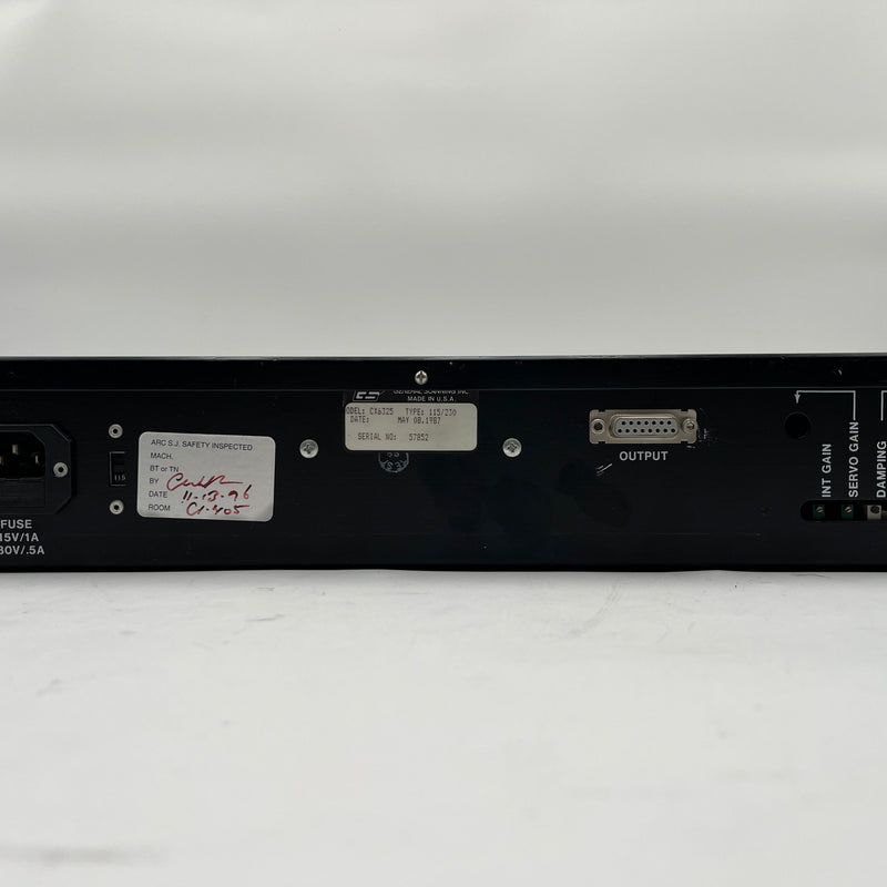 General Scanning CX 660 Scanner Control