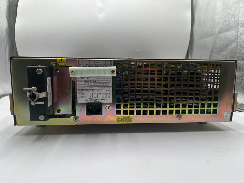 Kepco BOP 20 20 M Bipolar Operational Power Supply / Amplifier
