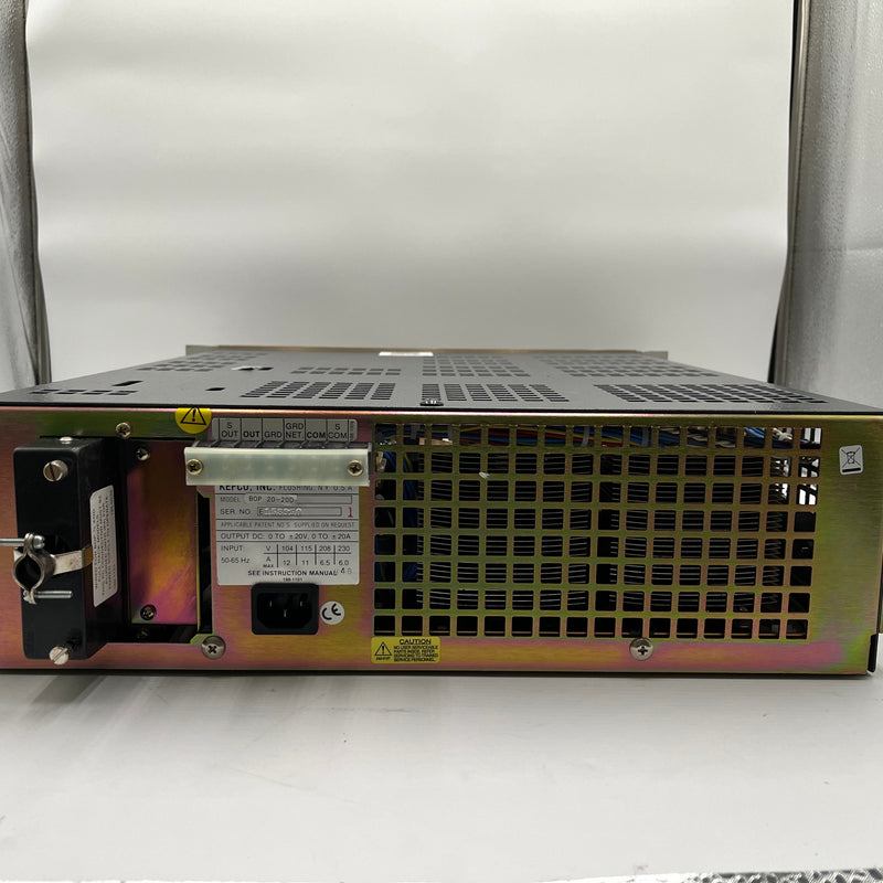 Kepco BOP 20 20 D Bipolar Operational Power Supply / Amplifier