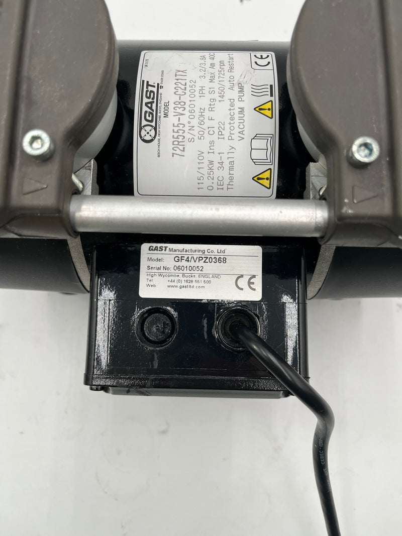 Gast 72 R 555 V 138 C 221 TX Vacuum Pump
