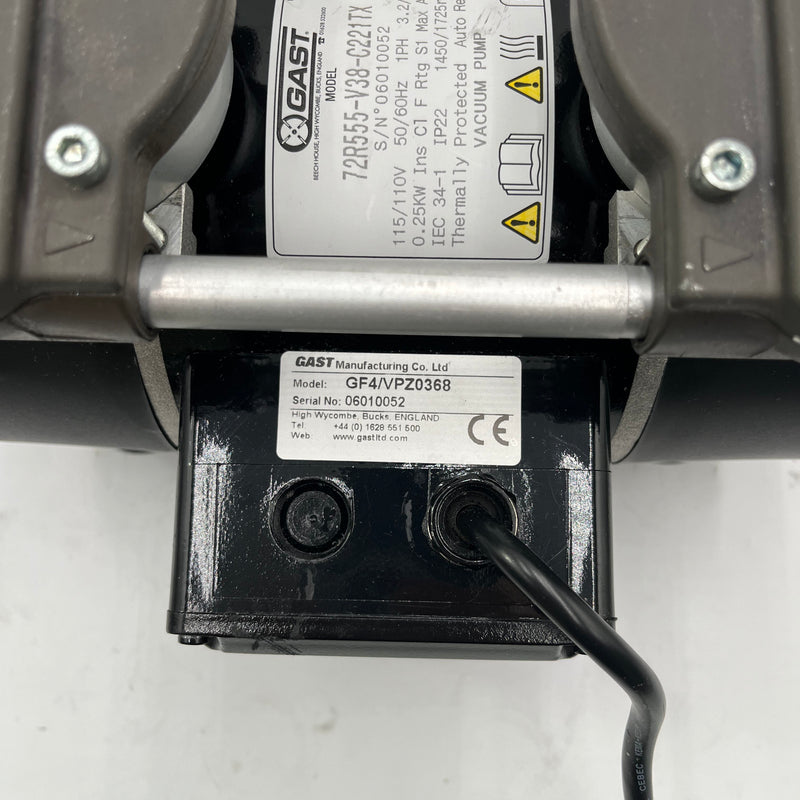 Gast 72 R 555 V 138 C 221 TX Vacuum Pump