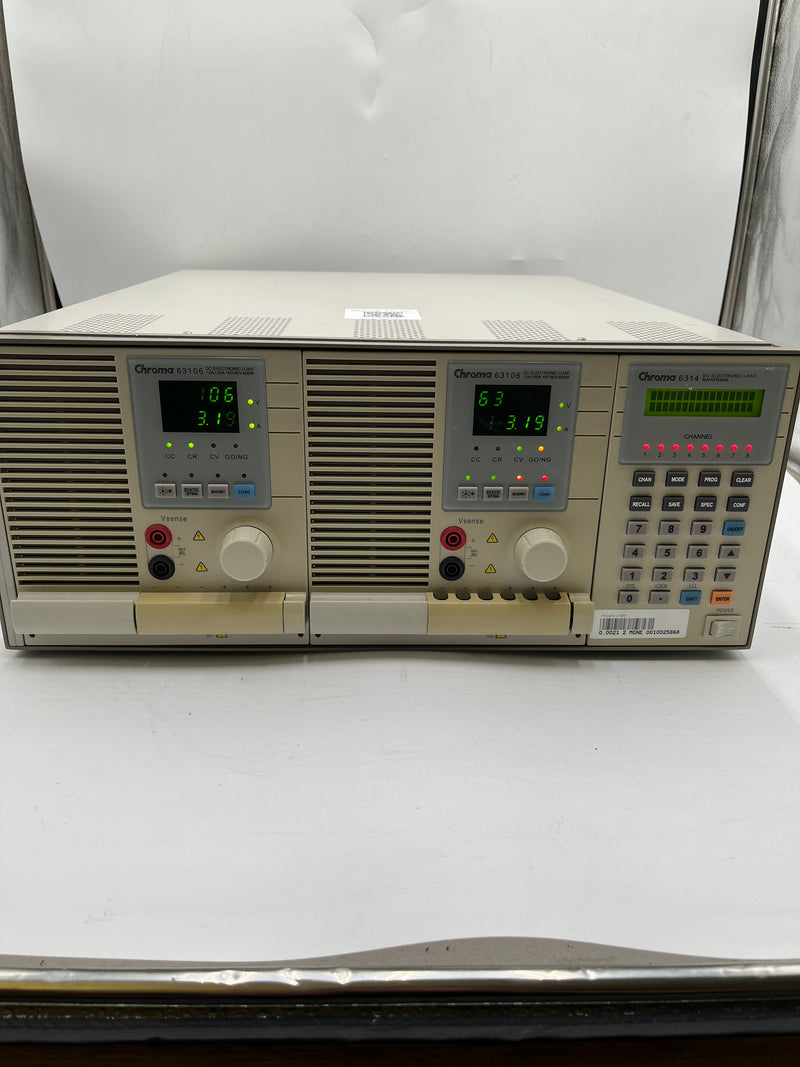 Chroma 6314 DC Electronic Load Mainframe