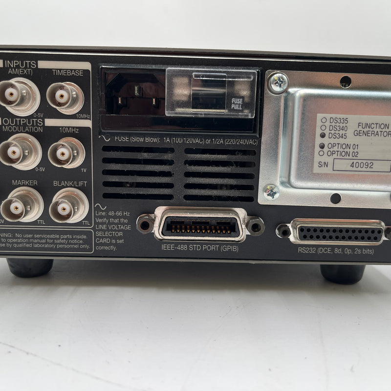 Stanford Research Systems (SRS) DS 345 Synthesizer / Function Generator