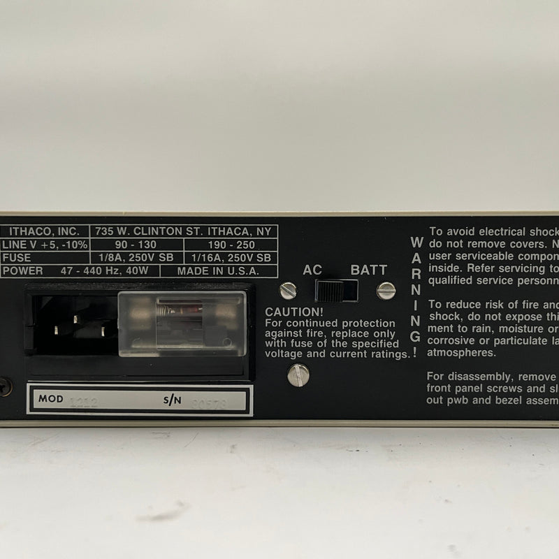 Ithaco 1212 Current Amplifier