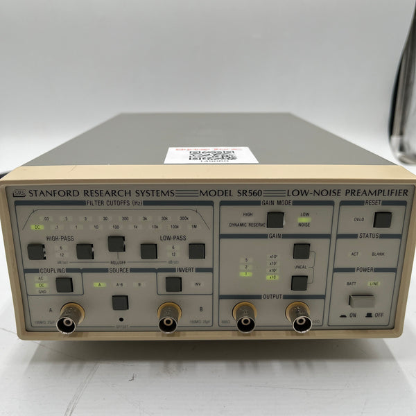 Stanford Research Systems (SRS) SR 560 Low Noise Preamplifier