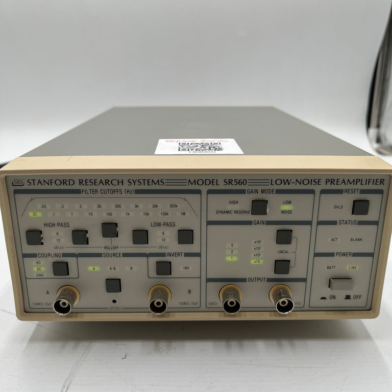 Stanford Research Systems (SRS) SR 560 Low Noise Preamplifier