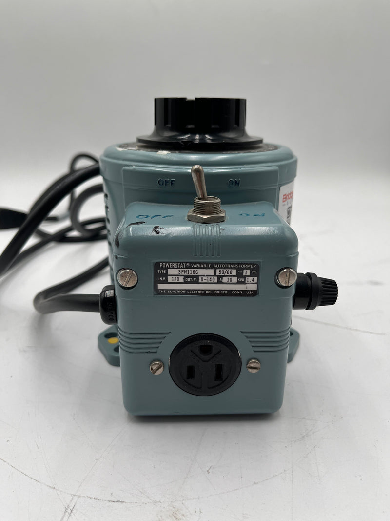 Superior Electric 3 PN 116 C Variable Autotransformer