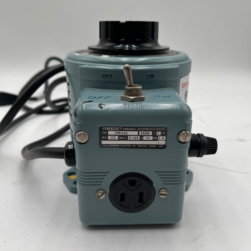 Superior Electric 3 PN 116 C Variable Autotransformer