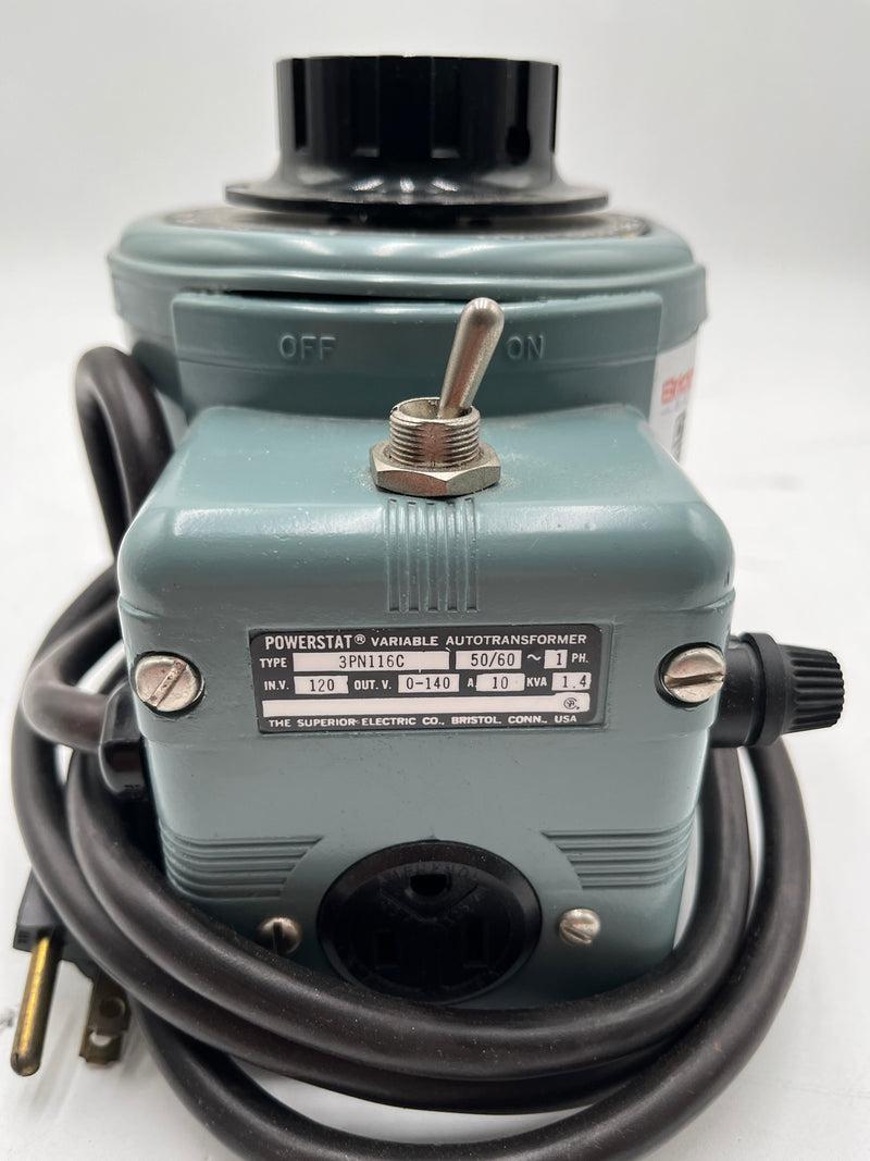 Superior Electric 3 PN 116 C Variable Autotransformer