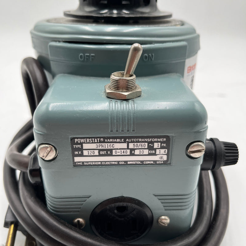Superior Electric 3 PN 116 C Variable Autotransformer