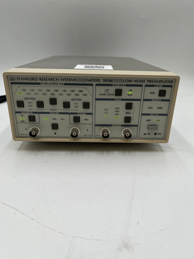Stanford Research Systems (SRS) SR 560 Low Noise Preamplifier