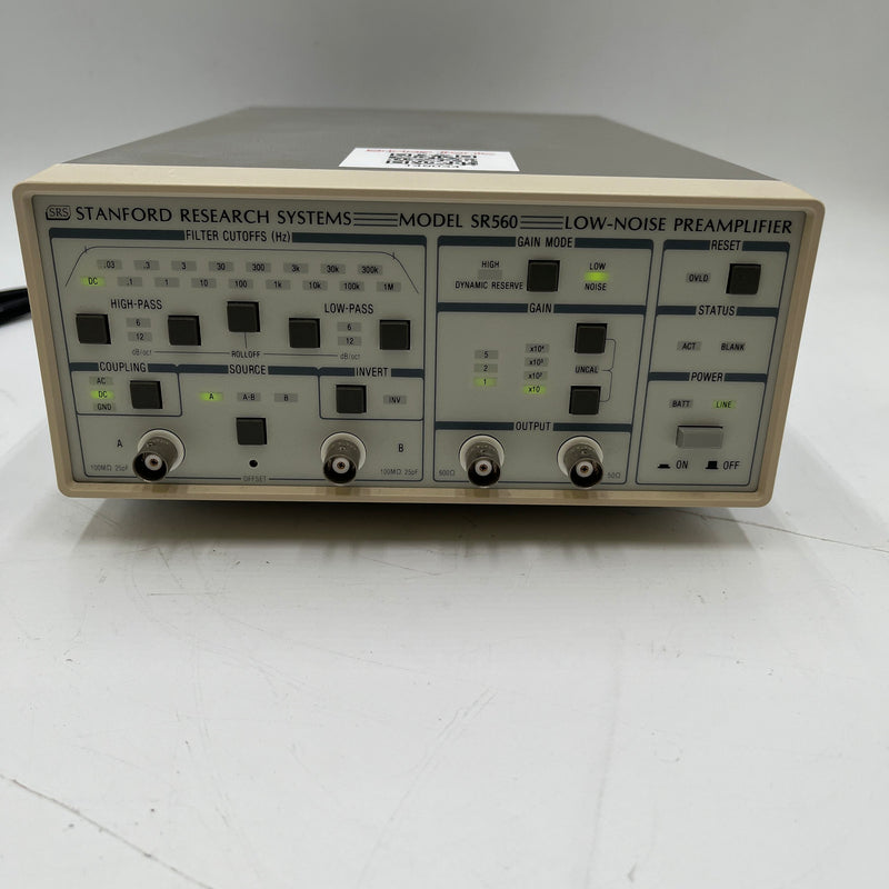 Stanford Research Systems (SRS) SR 560 Low Noise Preamplifier