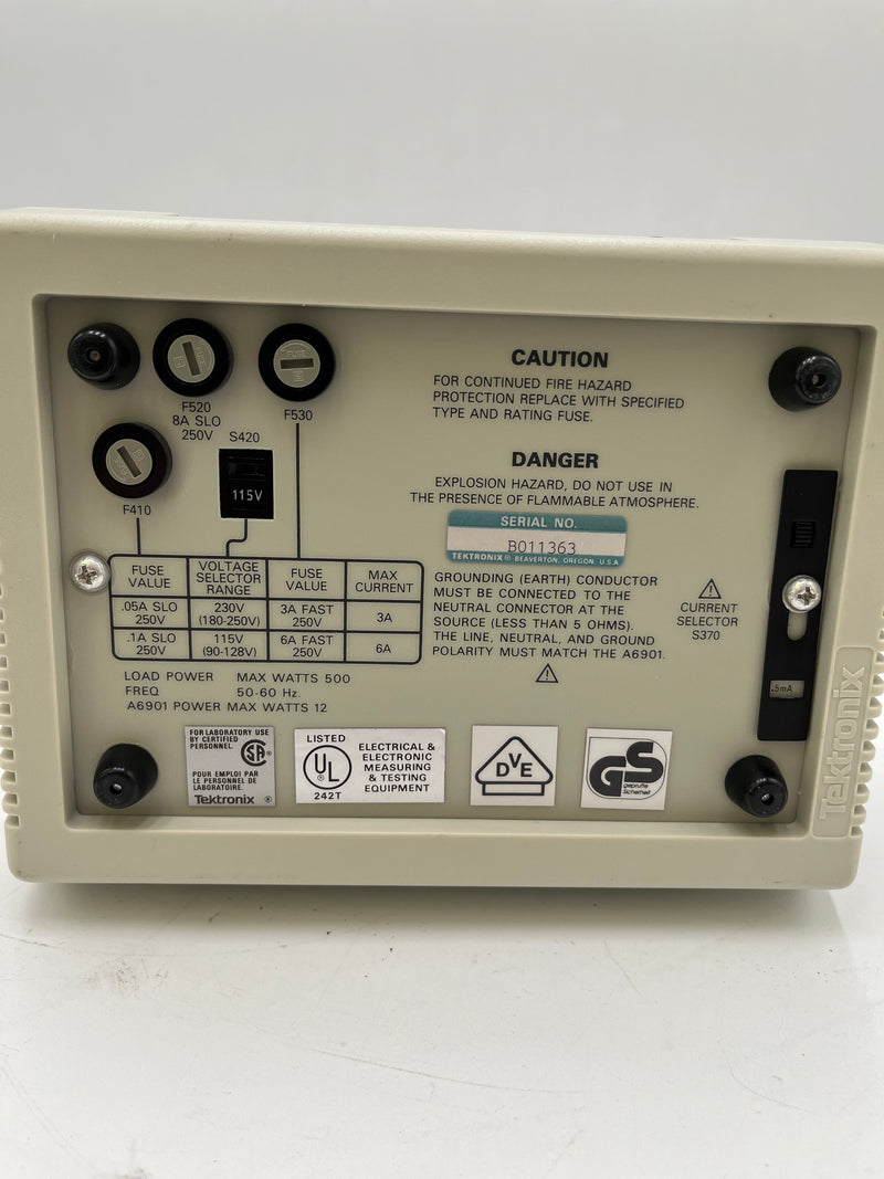 Tektronix A 6901 Ground Isolation Monitor