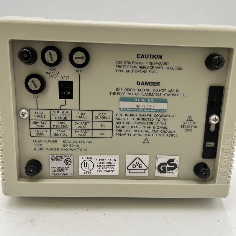 Tektronix A 6901 Ground Isolation Monitor