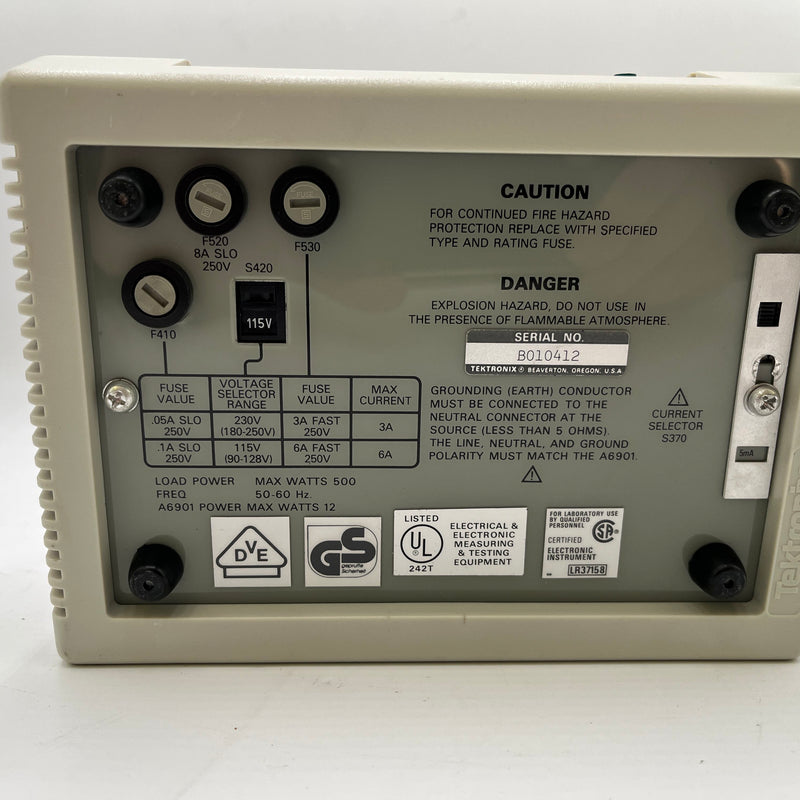 Tektronix A 6901 Ground Isolation Monitor