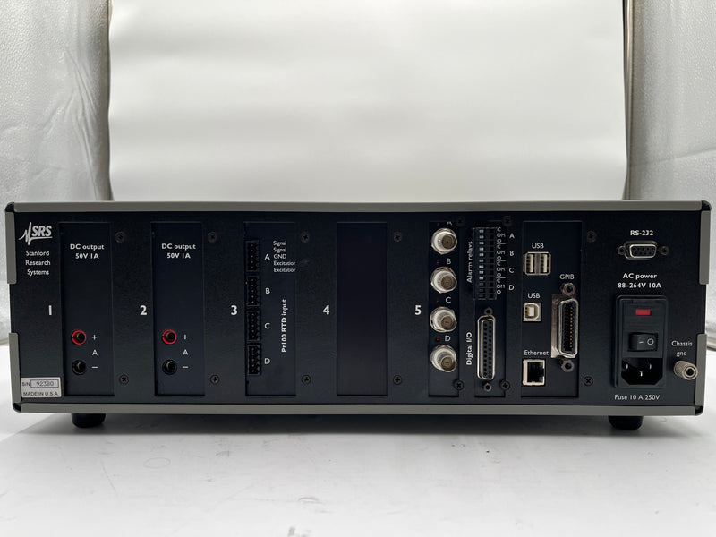 Stanford Research Systems (SRS) PTC 10 Programmable Temperature Controller