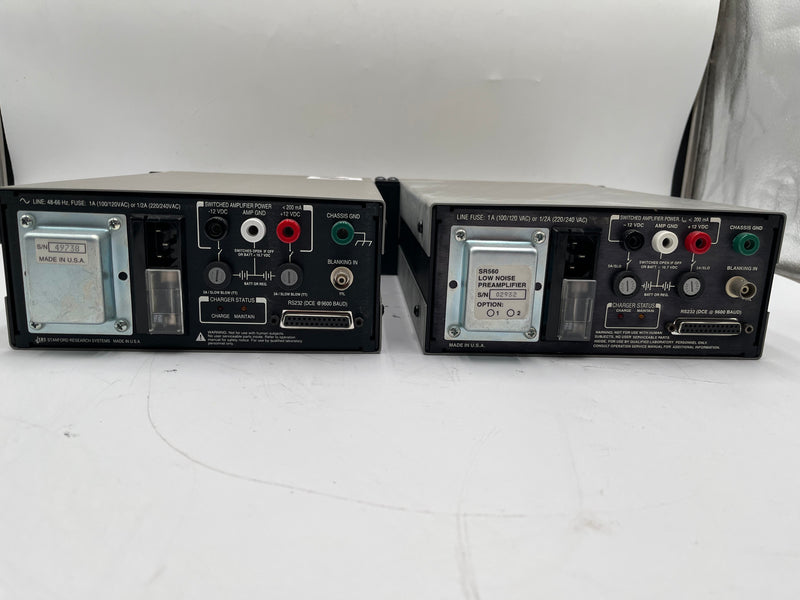 Stanford Research Systems (SRS) SR 560 Low Noise Preamplifier