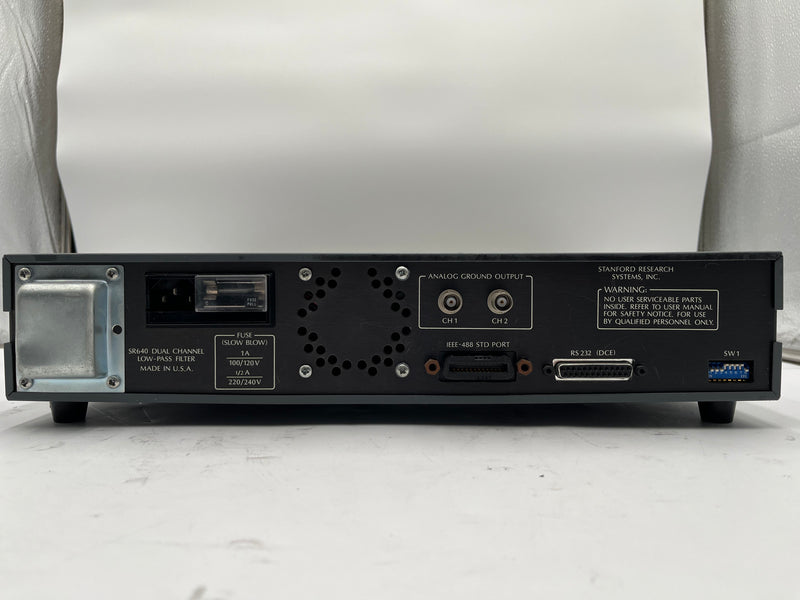 Stanford Research Systems (SRS) SR 640 Low Pass Filter