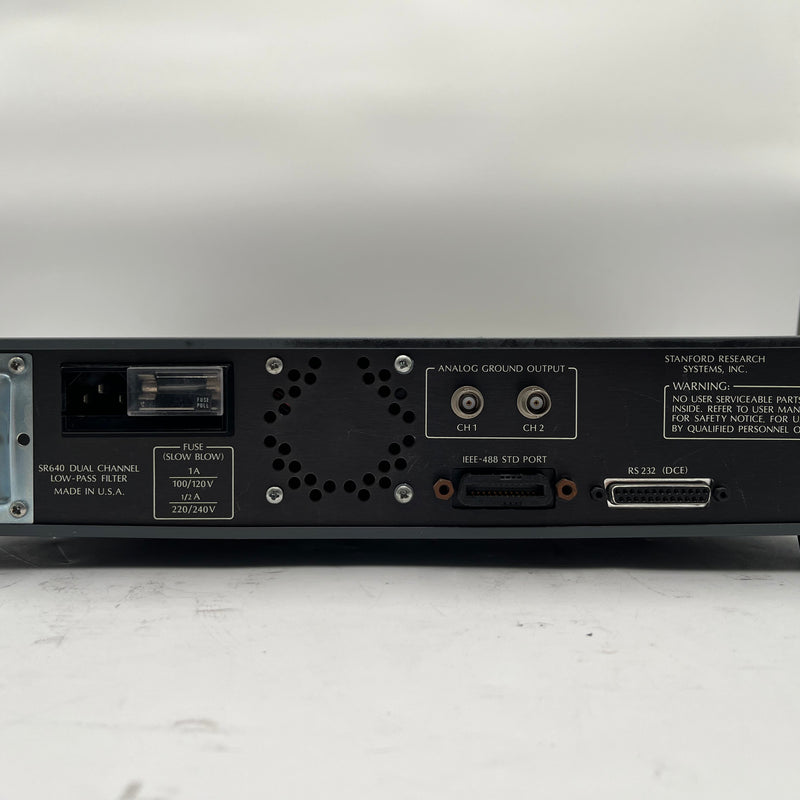 Stanford Research Systems (SRS) SR 640 Low Pass Filter