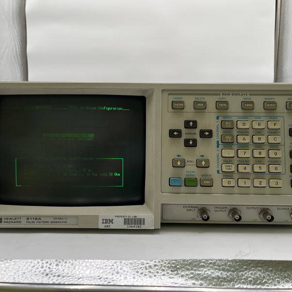 Agilent 8118 A Pulse Pattern Generator