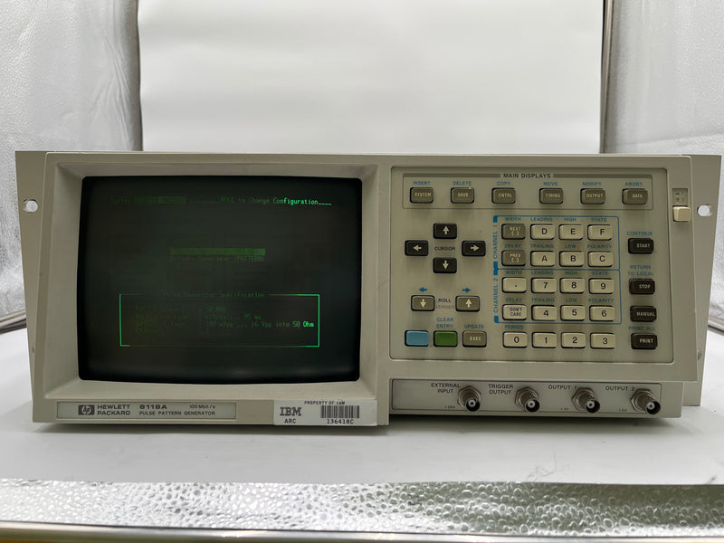 Agilent 8118 A Pulse Pattern Generator