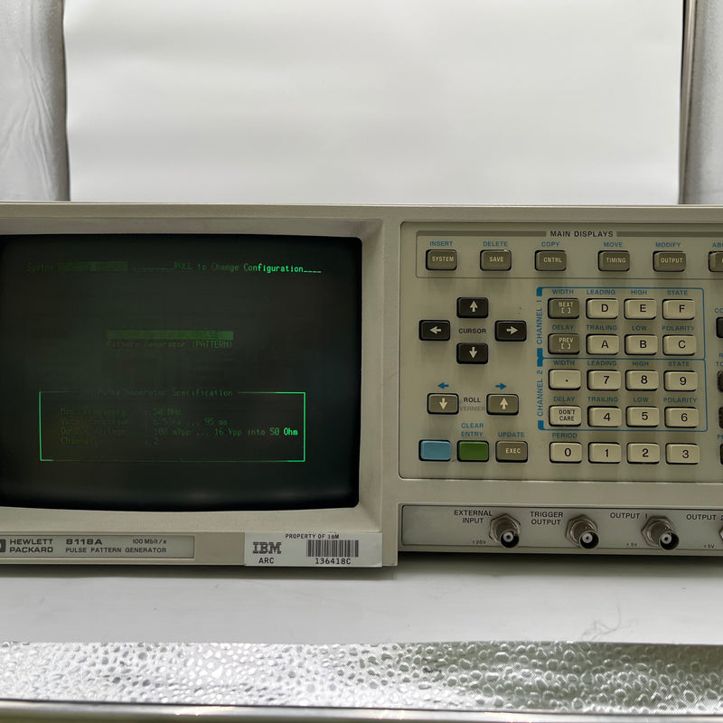 Agilent 8118 A Pulse Pattern Generator