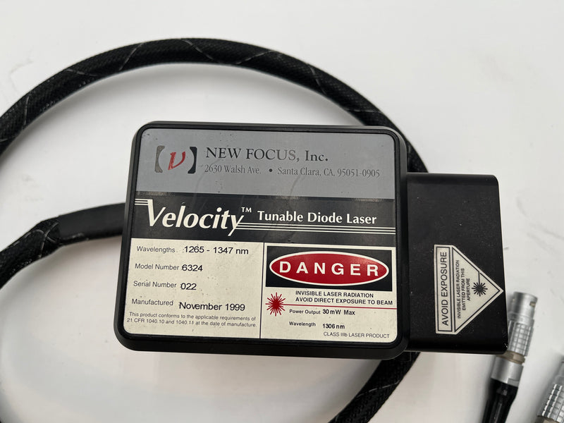 New Focus Velocity 6324 Tunable Diode Laser