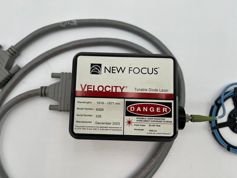 New Focus Velocity 6328 Tunable Diode Laser