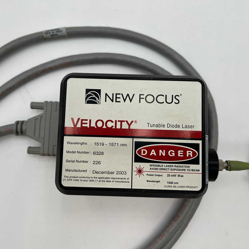 New Focus Velocity 6328 Tunable Diode Laser