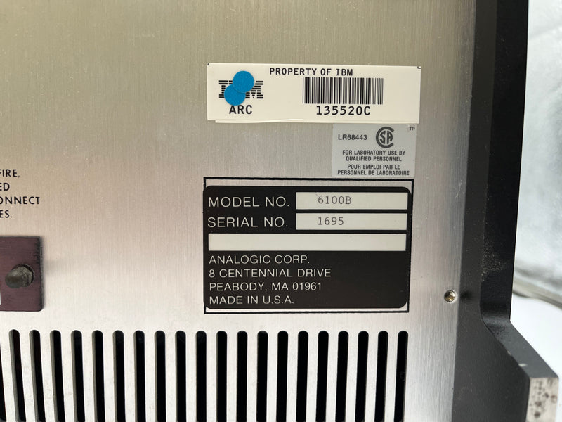 Data Precision 6100 B Multi-Channel Signal Analyzer