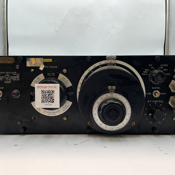 General Radio 1330 A Bridge Oscillator