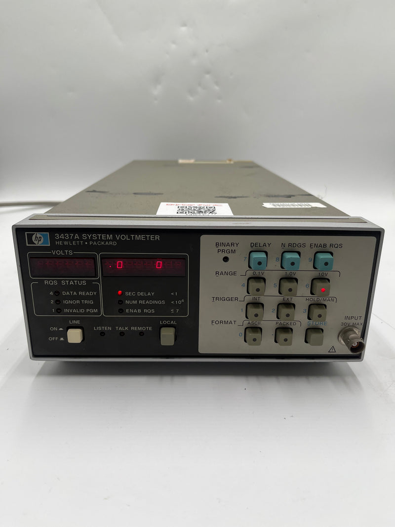 Agilent 3437 A System Voltmeter