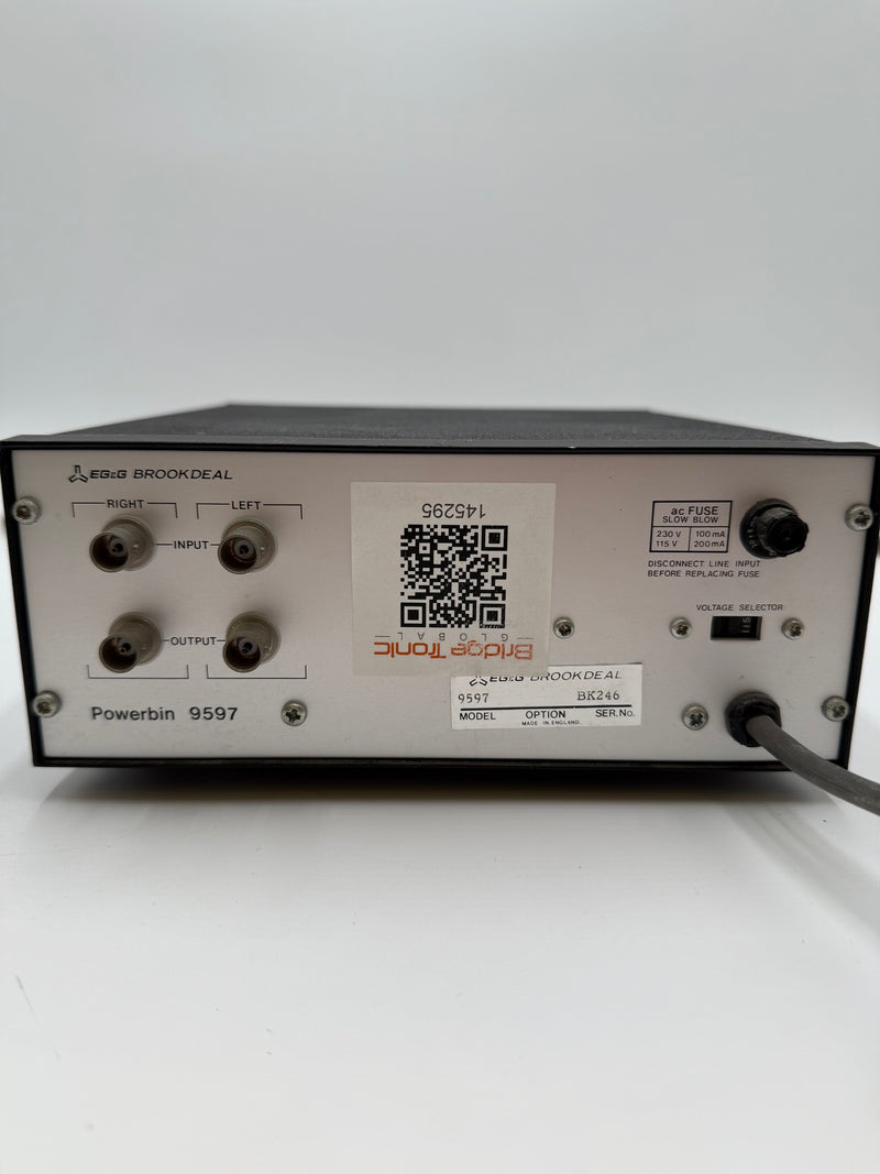 EG&G Brookdeal Powerbin 9597 Measurement System