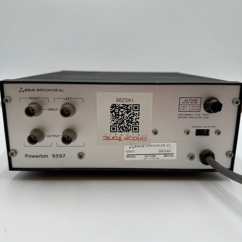 EG&G Brookdeal Powerbin 9597 Measurement System