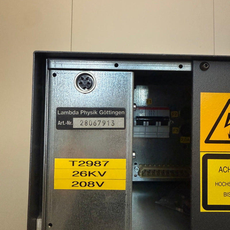 Lambda Physik PU 3000 P High Voltage Power Supply