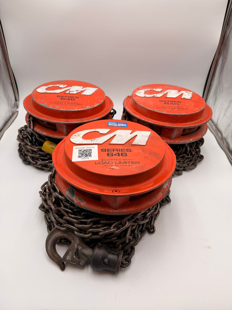 Columbus McKinnon 632 / 646 Manual Trolley / Chain Hoist System
