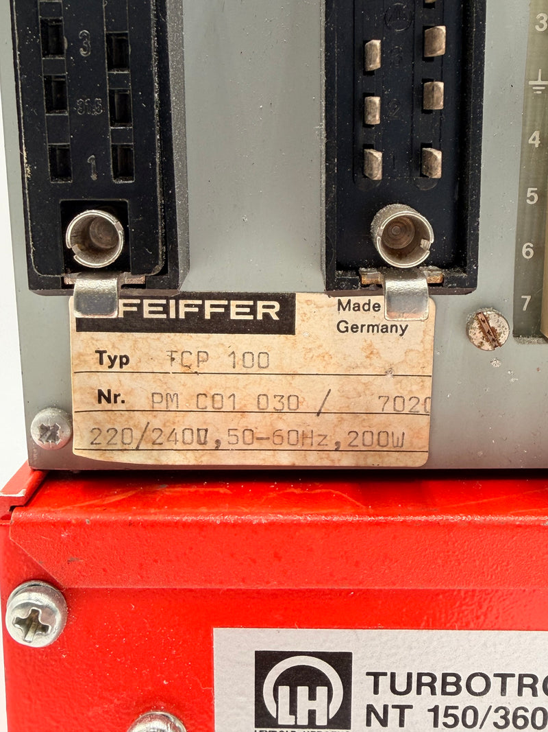 Leybold Heraeus NT 150 360 Power Supply / Controller