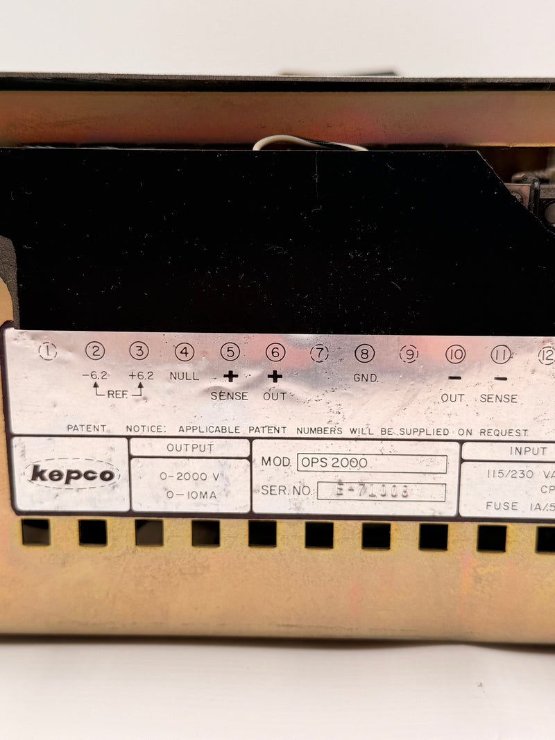 Kepco OPS 2000 Power Supply