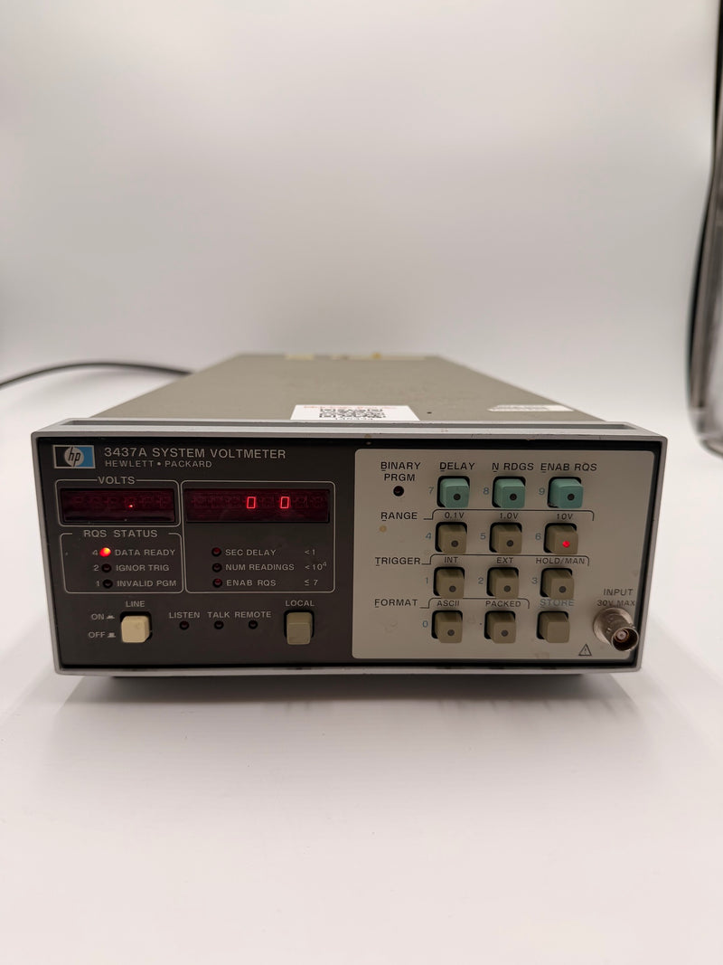Agilent 3437 A System Voltmeter